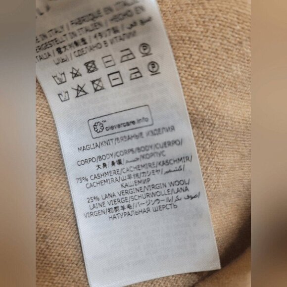 STELLA MCCARTNEY Cashmere Virgin Wool Asymmetric Sweater Sz 40 - Picture 8 of 8